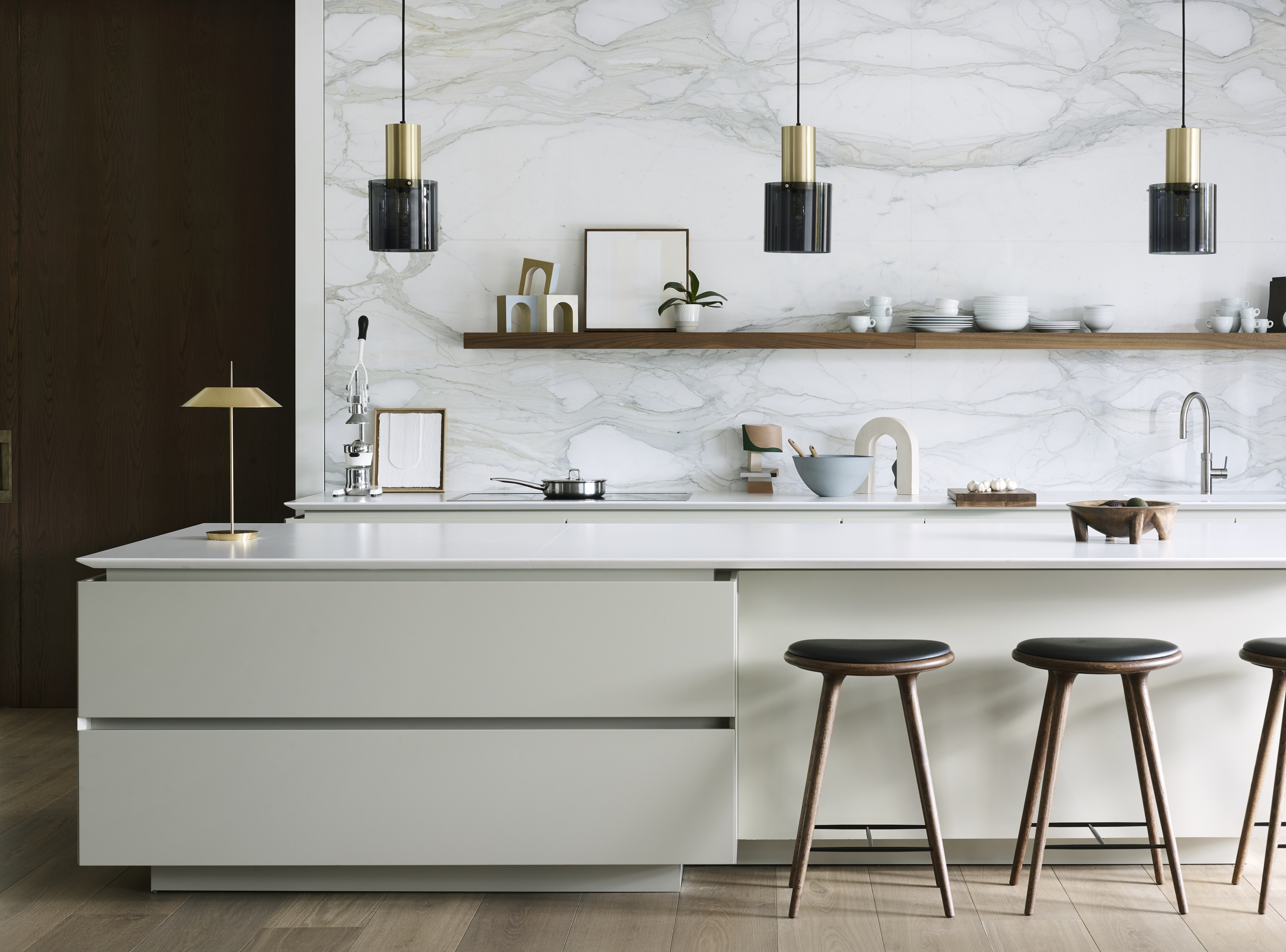kitchen island lighting over modern kitchen island with white work surface