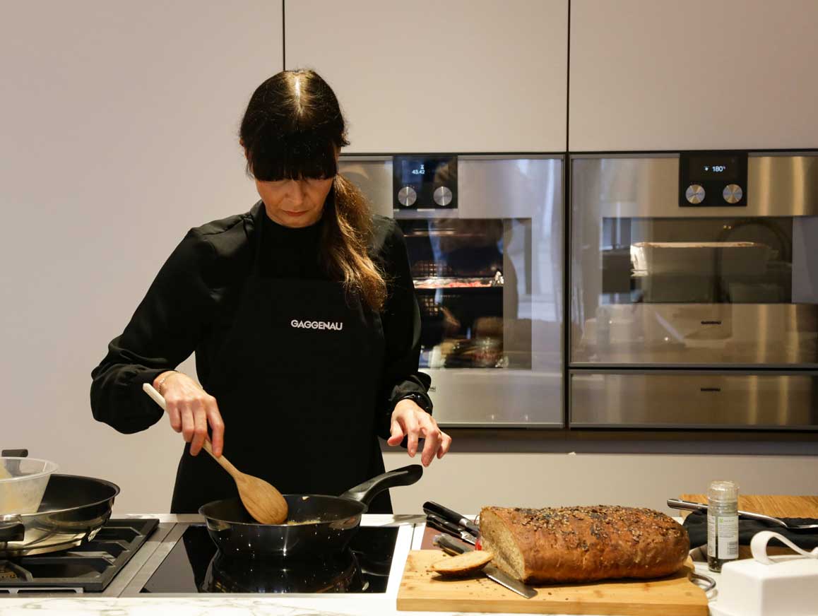 Join us for breakfast at our Cambridge showroom with Gaggenau Chef Sarah Gardinier.