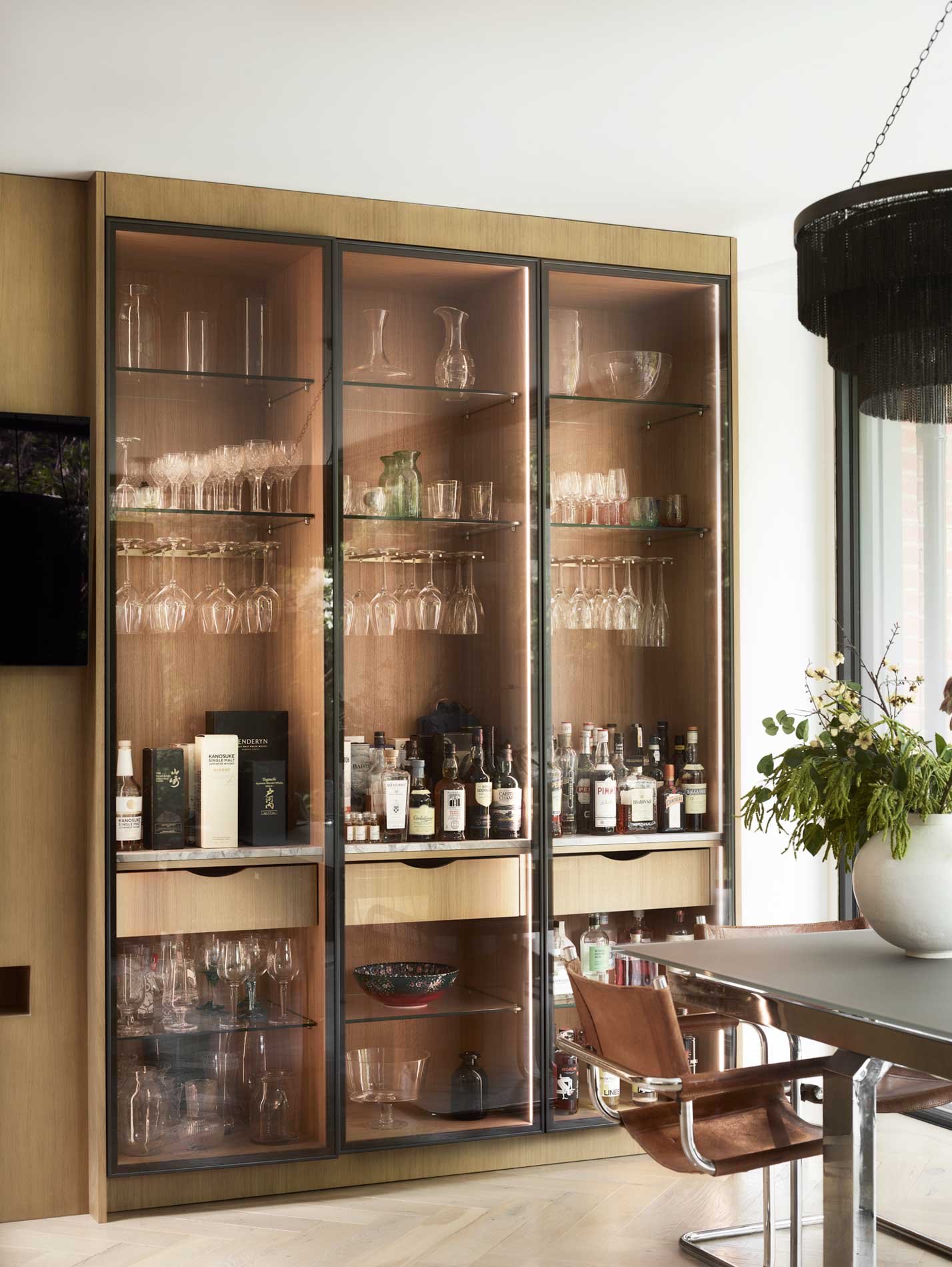 Roundhouse Design Bespoke Glass Cabinet